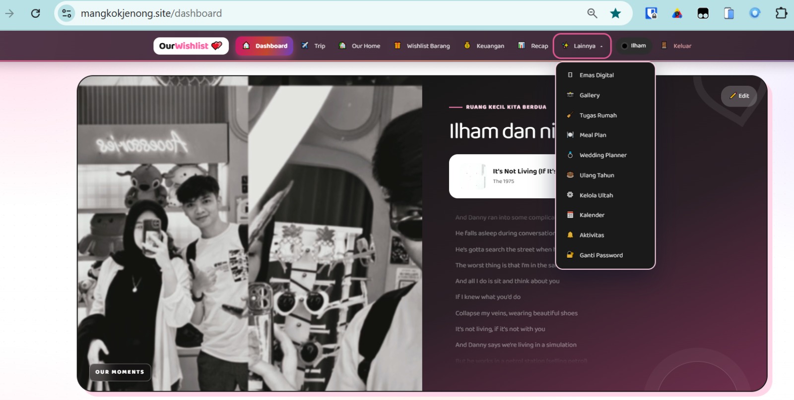 My Dashboard